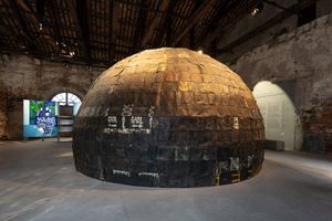 Exhibition view: _Everything Precious Is Fragile_, Benin Pavilion, The 60th International Art Exhibition, La Biennale di Venezia, Venice (20 April–24 November 2024). Courtesy La Biennale di Venezia. Photo: Andrea Avezzù.